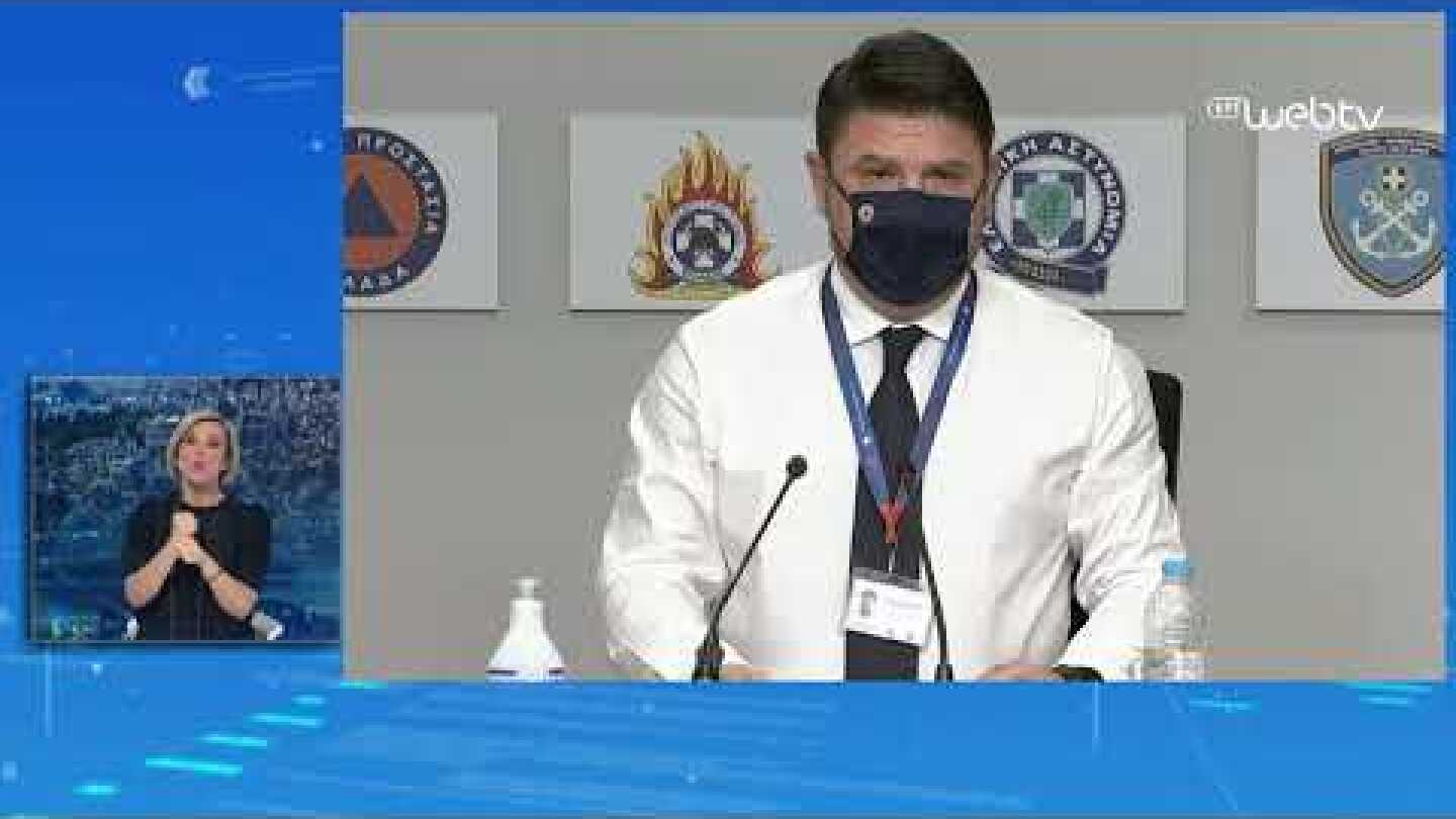 Δηλώσεις Νίκοu Χαρδαλιά για την εξειδίκευση των νέων μέτρων για την Αττική