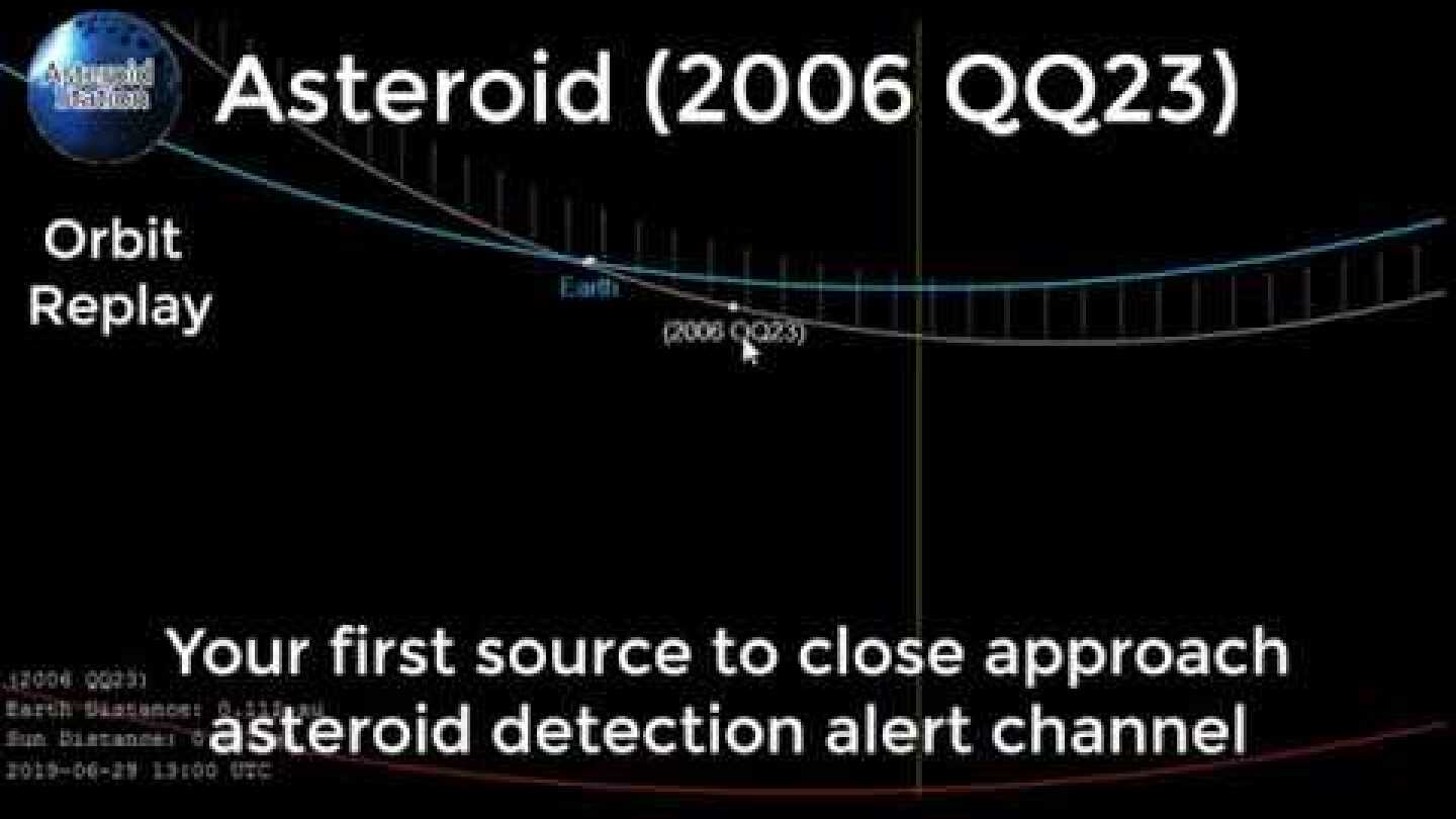 Asteroid (2006 QQ23) | Skyscraper size object set to pass by Earth on August 10, 2019