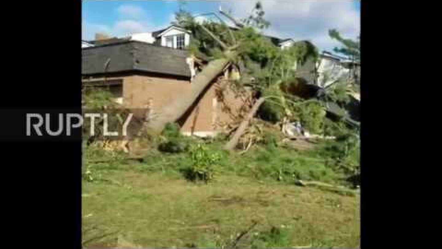Canada: Homes left damaged after twin tornados tear through Ottawa