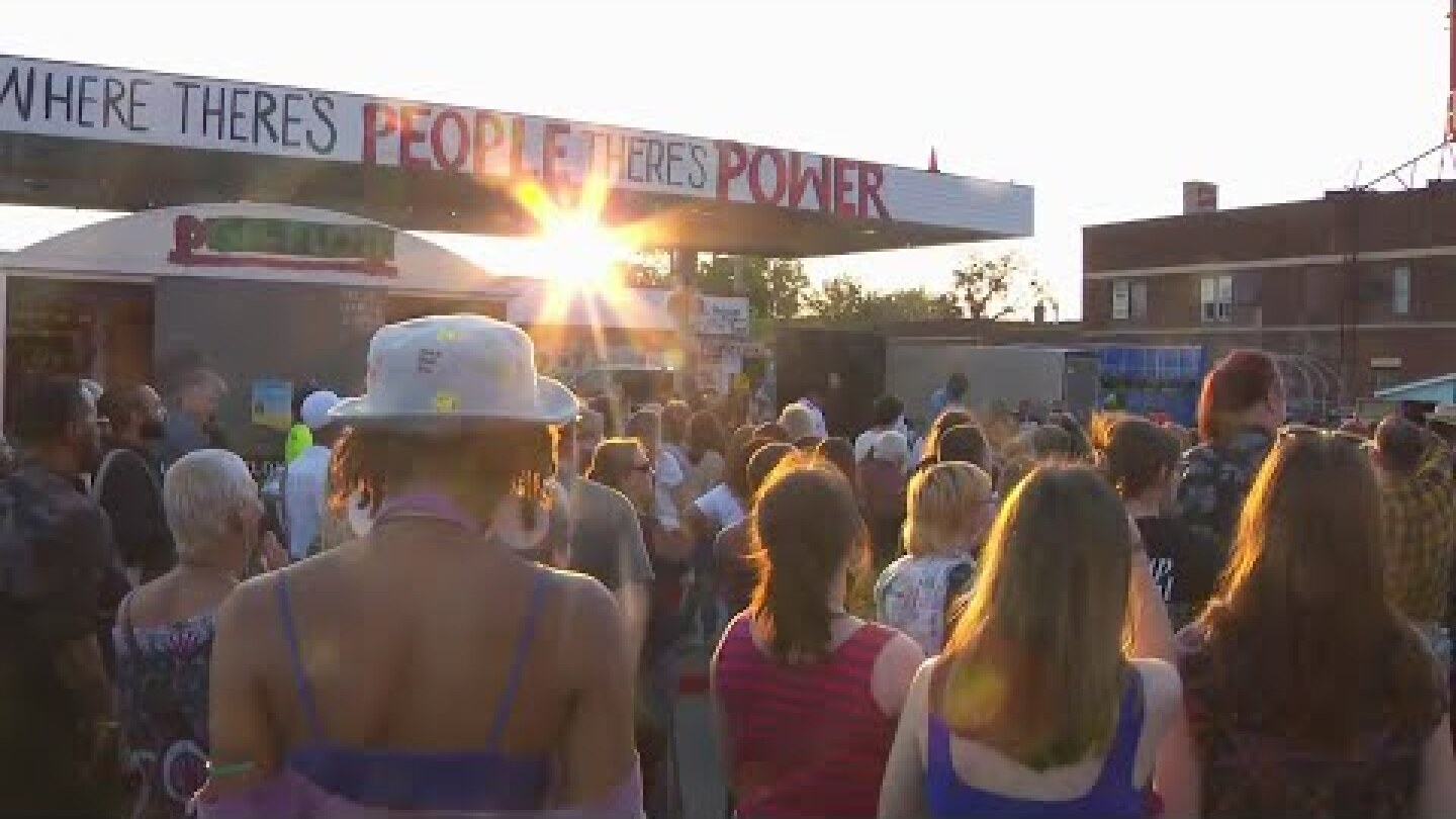 Hundreds gather to honor George Floyd 3 years after his death