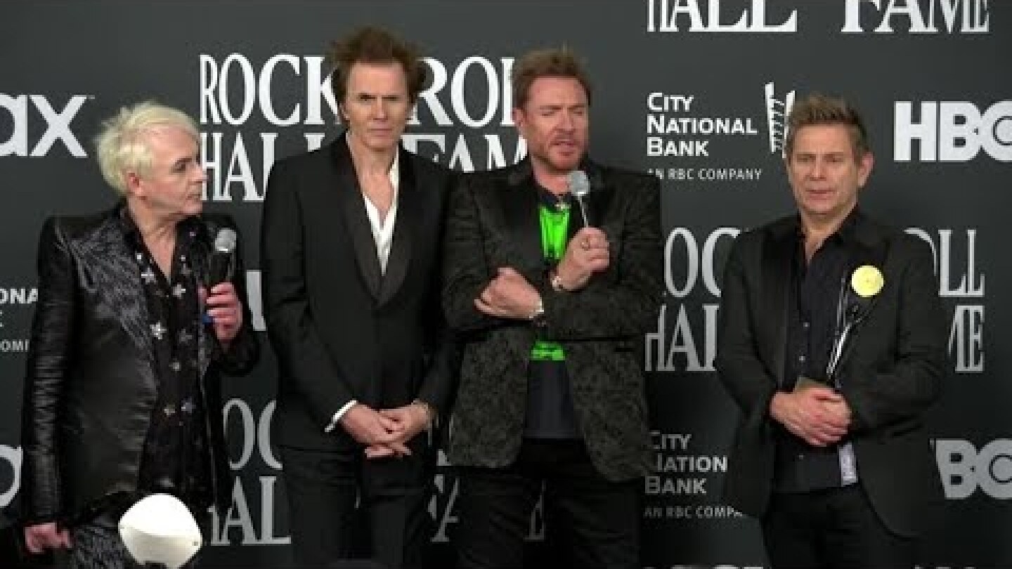 Duran Duran react to Andy Taylor's cancer admission during Hall of Fame induction