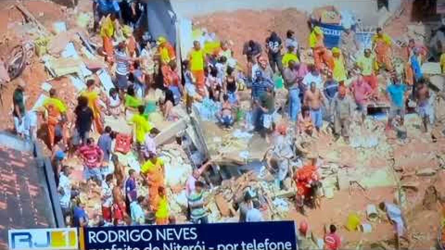 Tragédia em Niterói / Deslizamento em comunidade 10/11/2018