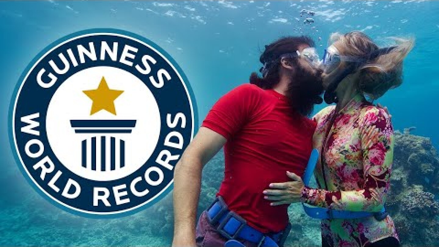 Longest Underwater Kiss - Guinness World Records