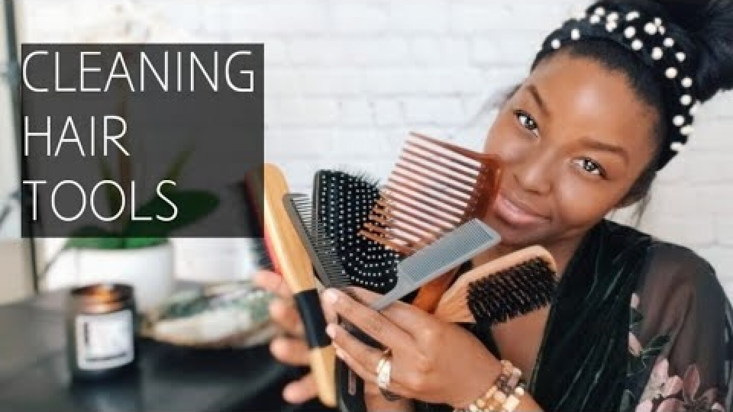How to clean hair brushes & combs at home| April Sunny 2019