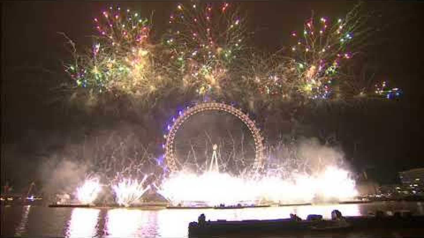 New Years eve 2018 - 2019 London Fireworks