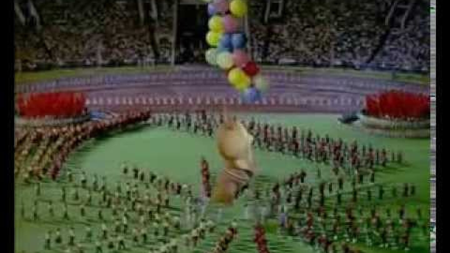 Moscow Olympics 1980 Closing ceremony with Misha!! Москва Олимпиада