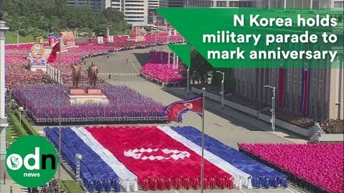 North Korea holds huge military parade to mark its 70th anniversary