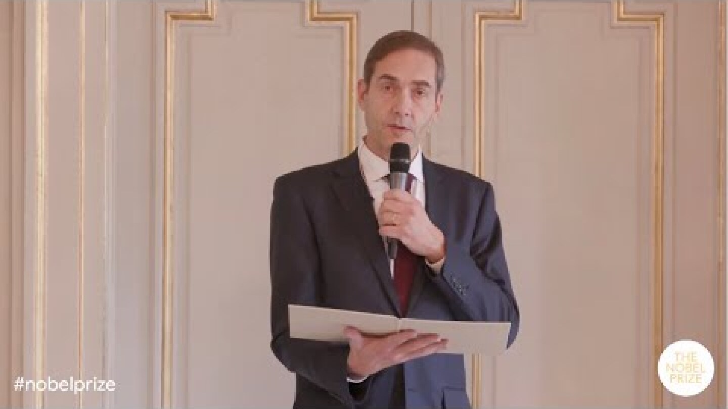 Announcement of the 2020 Nobel Prize in Literature