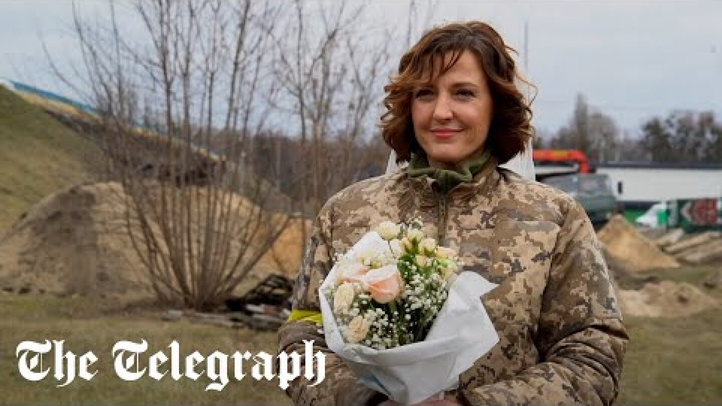 From marriage on the frontline to violin playing in a bunker: Ukraine's moments of hope