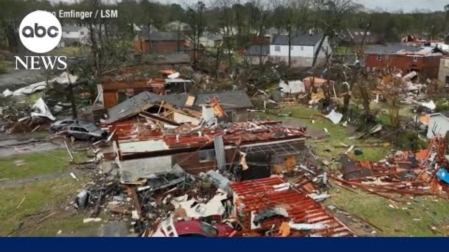 'Catastrophic' tornado touches down in Little Rock, Arkansas