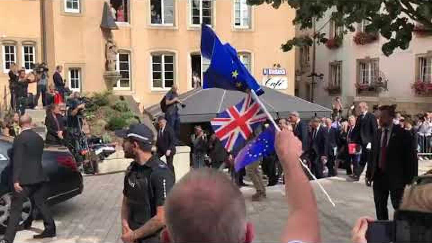 Boris Johnson à Luxembourg sept2019