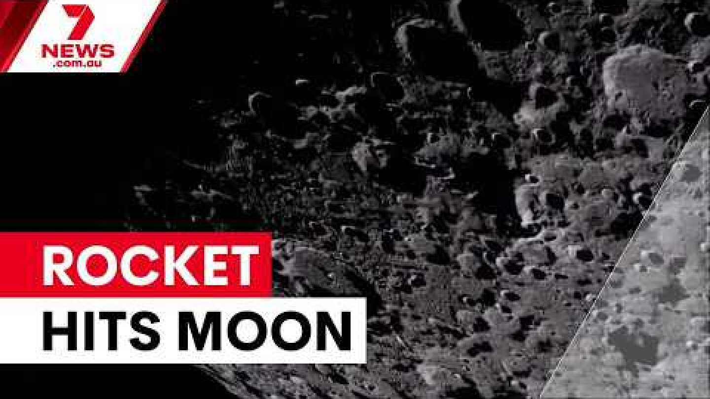 SpaceX rocket booster set to crash into moon | 7NEWS