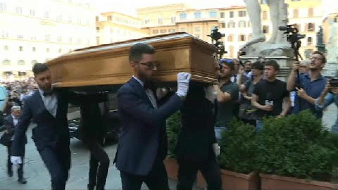 Italian film director Zeffirelli's coffin arrives in Florence | AFP