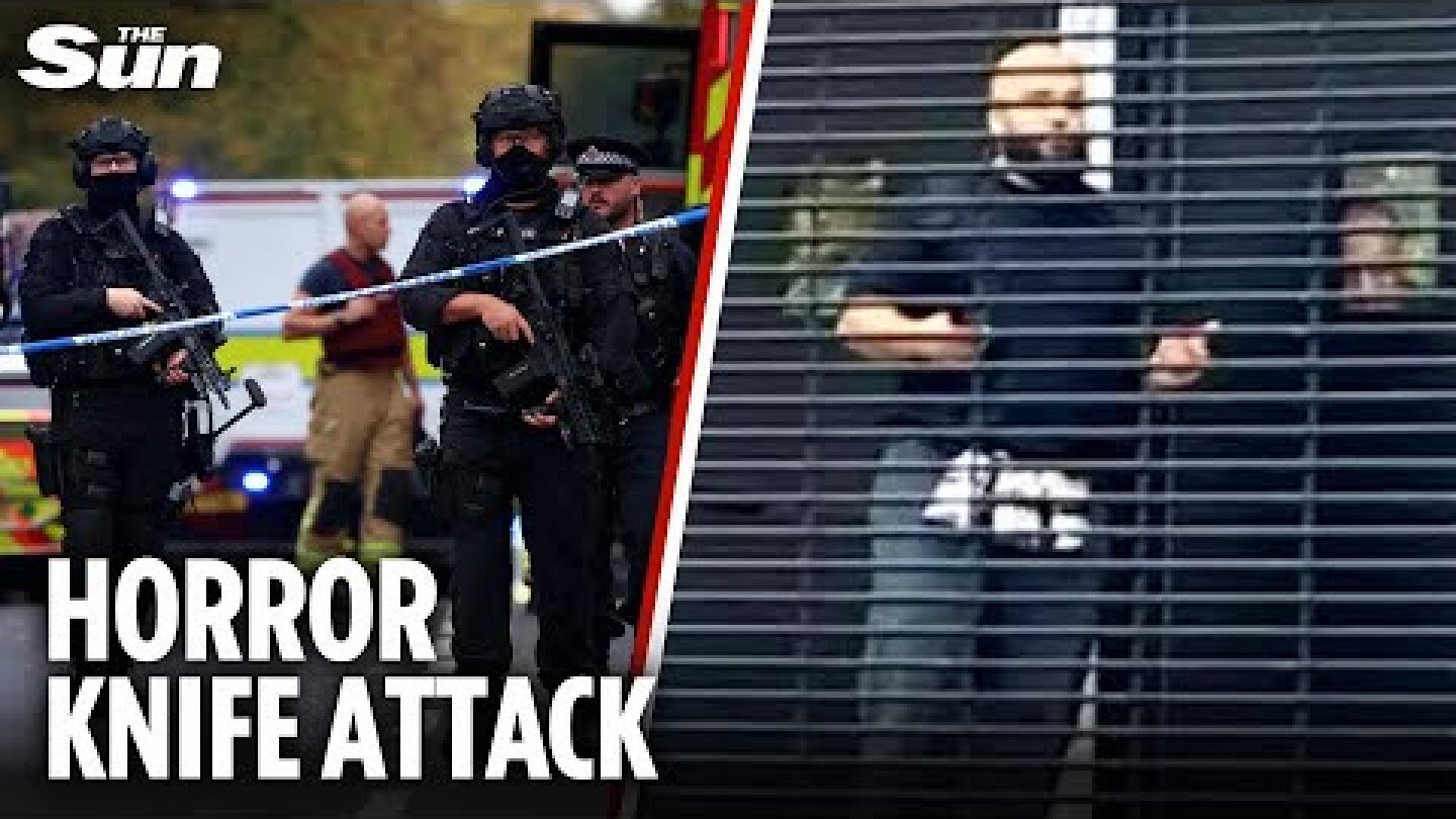 Manchester synagogue attack 'suspect' shot by police in shocking video