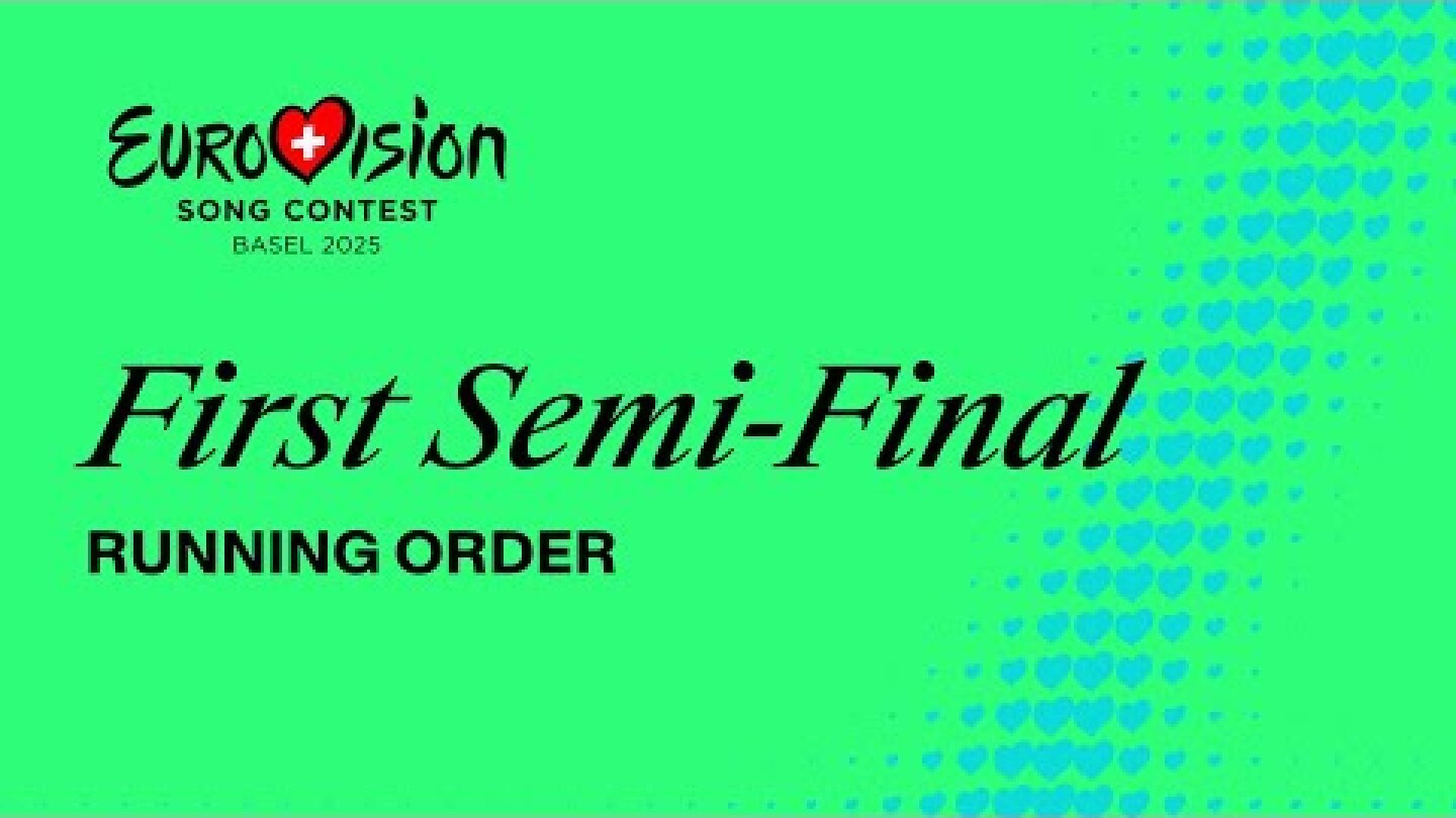 #Eurovision2025 - First Semi-Final Running Order REVEAL | Basel 2025 🇨🇭