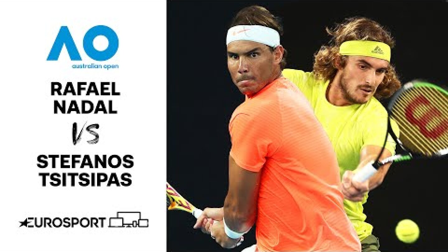 Rafael Nadal v Stefanos Tsitsipas | Australian Open 2021 - Highlights | Tennis | Eurosport