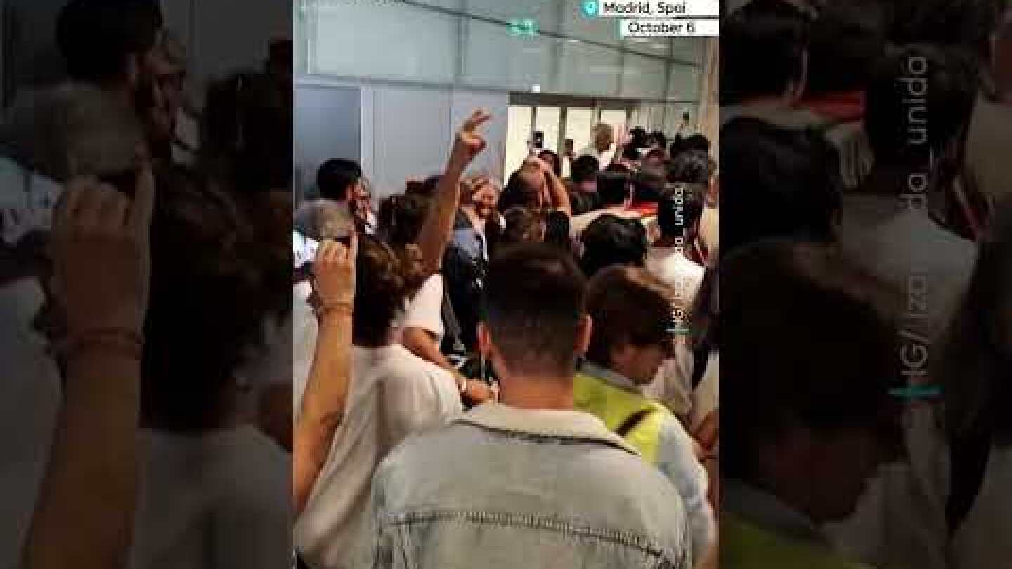 Global Sumud Flotilla members get heroes welcome in Madrid