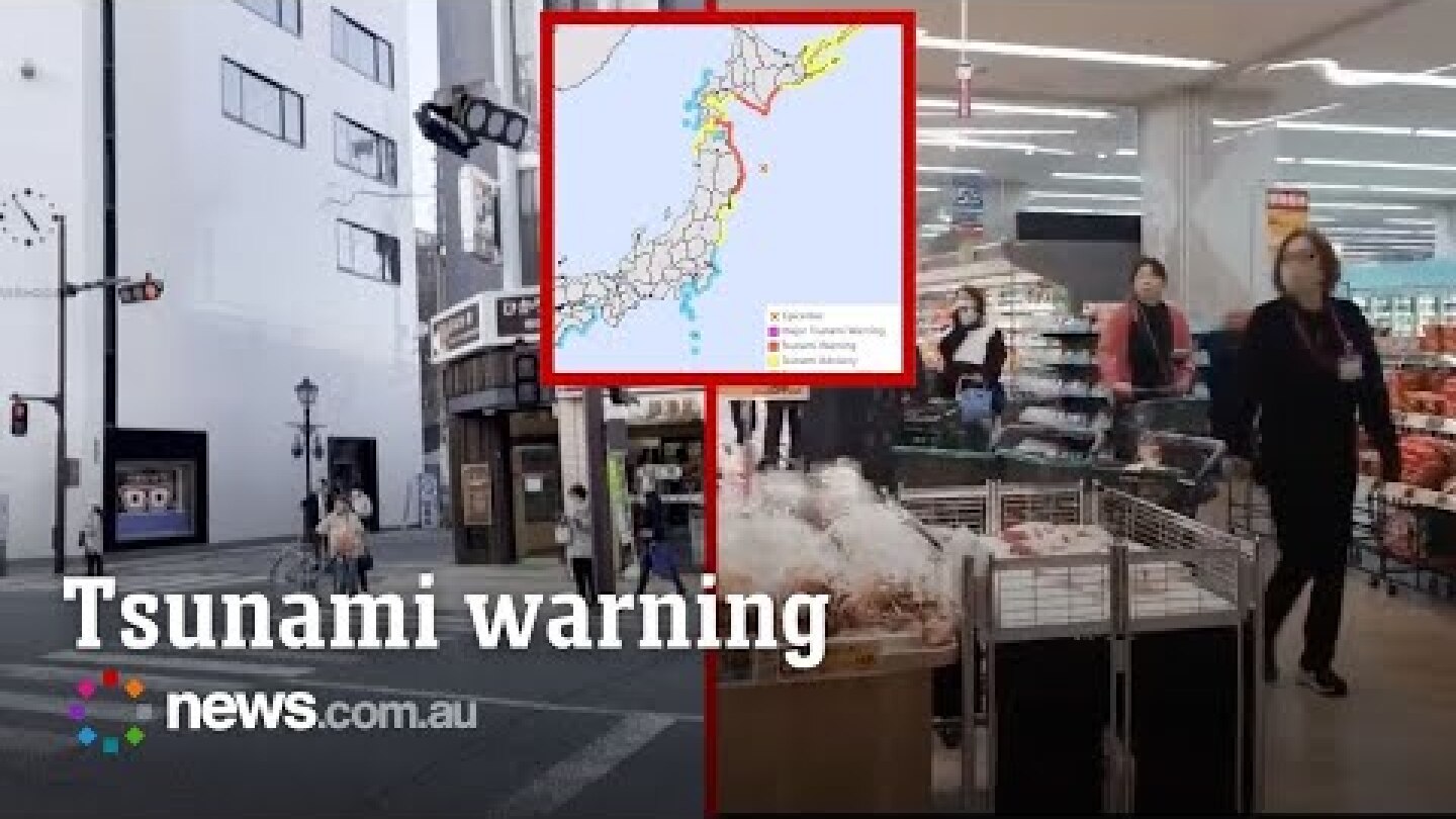 Japan hit by 7.7 magnitude earthquake