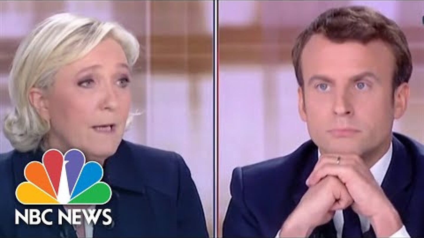 Rivals Macron And Le Pen Go Head-To-Head In French Presidential Election Rematch