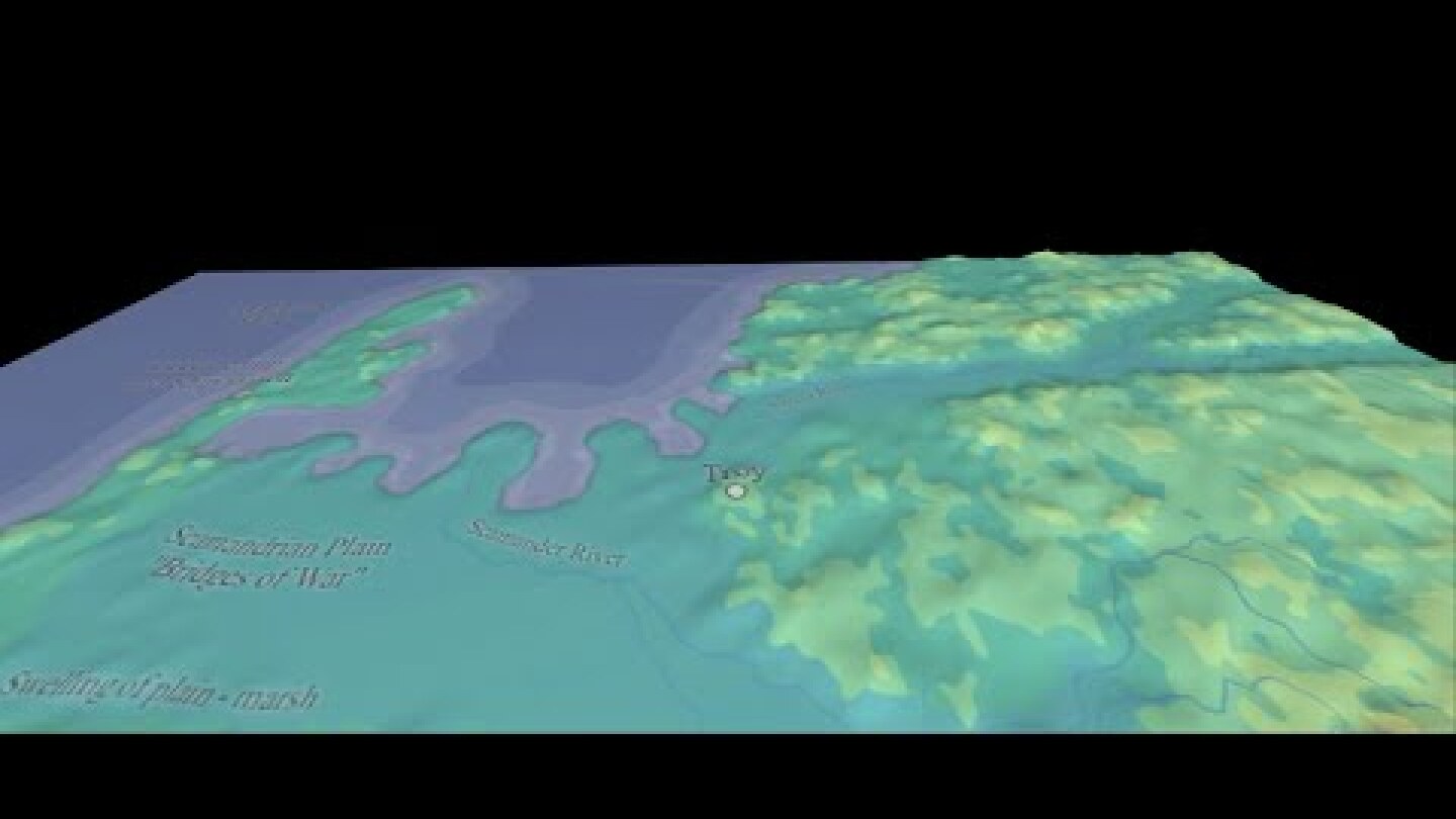 3D map of Troy in the time of Homer’s Iliad