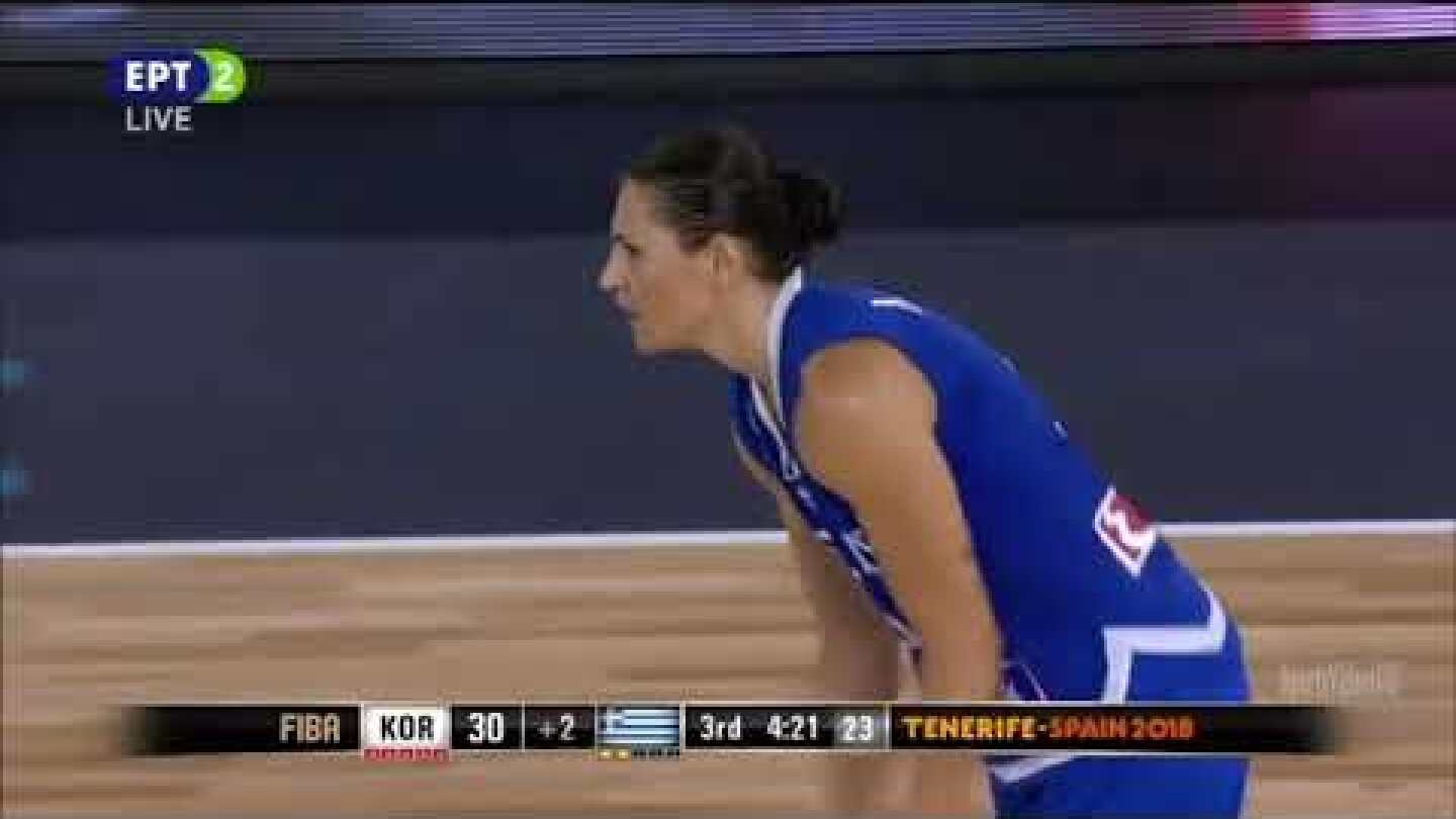 Κορέα - Ελλάδα 48-58 (25/9/2018) | Korea - Greece | Στιγμιότυπα | Παγκόσμιο Κύπελλο Γυναικών 2018