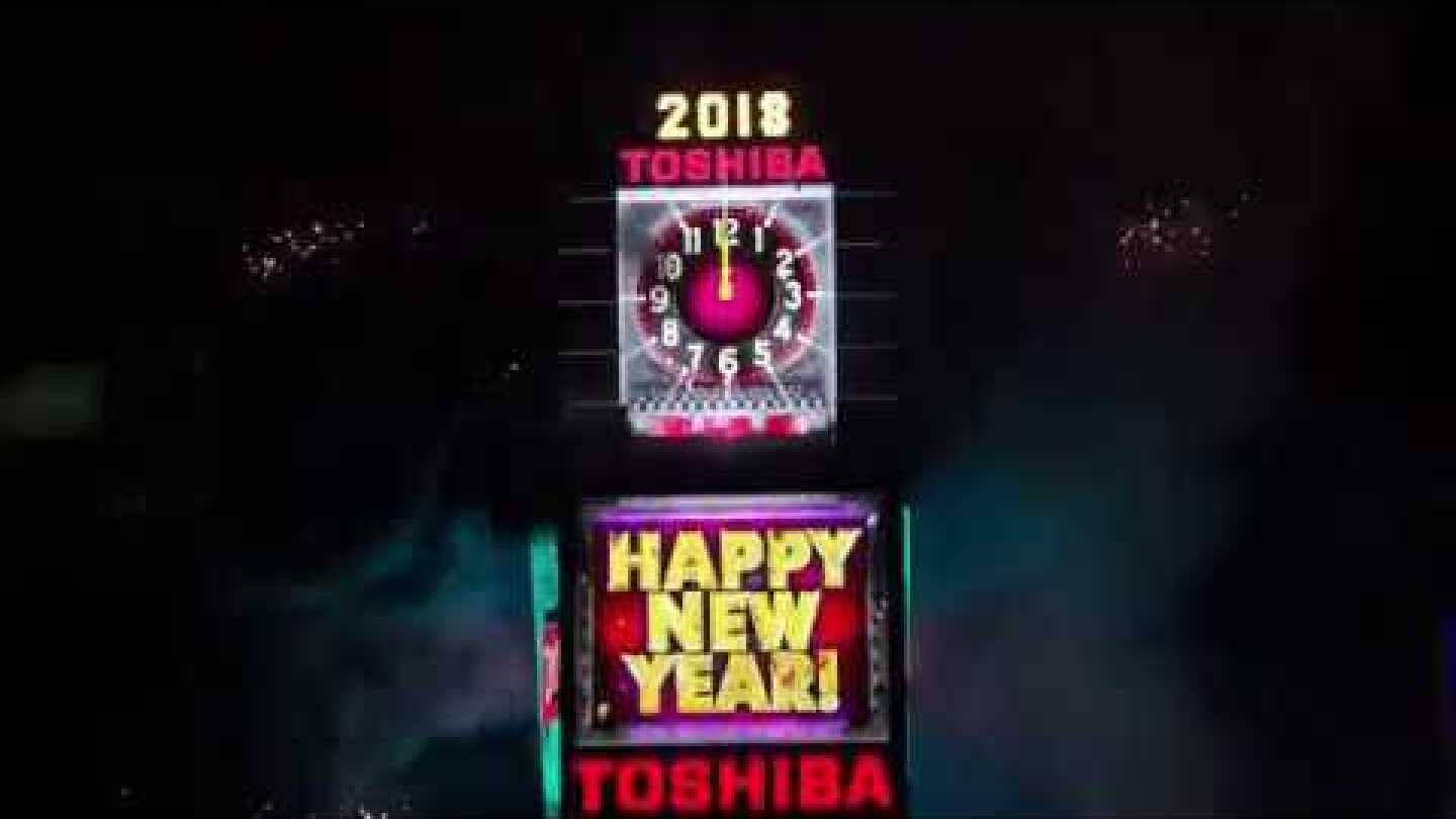 2018 New Year's Eve Ball Drop New York