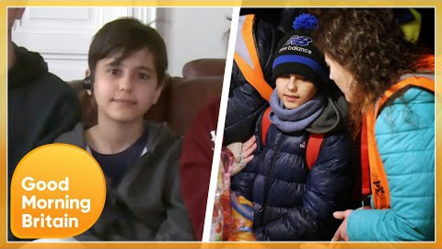 The 11-Year-Old Boy Who Fled Ukraine Alone On Massive 750 Mile Journey To Escape War | GMB
