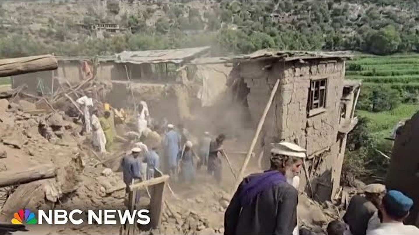 At least 800 dead after Afghanistan earthquake