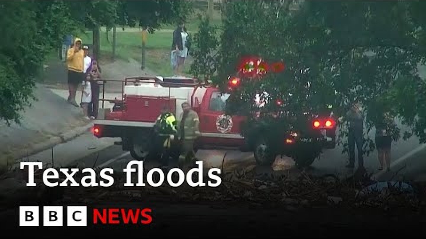Texas floods kill at least 24 people and leave many children missing | BBC News