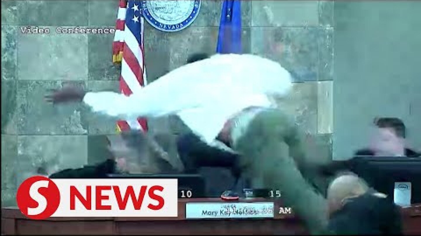 Las Vegas judge attacked by felon during sentencing