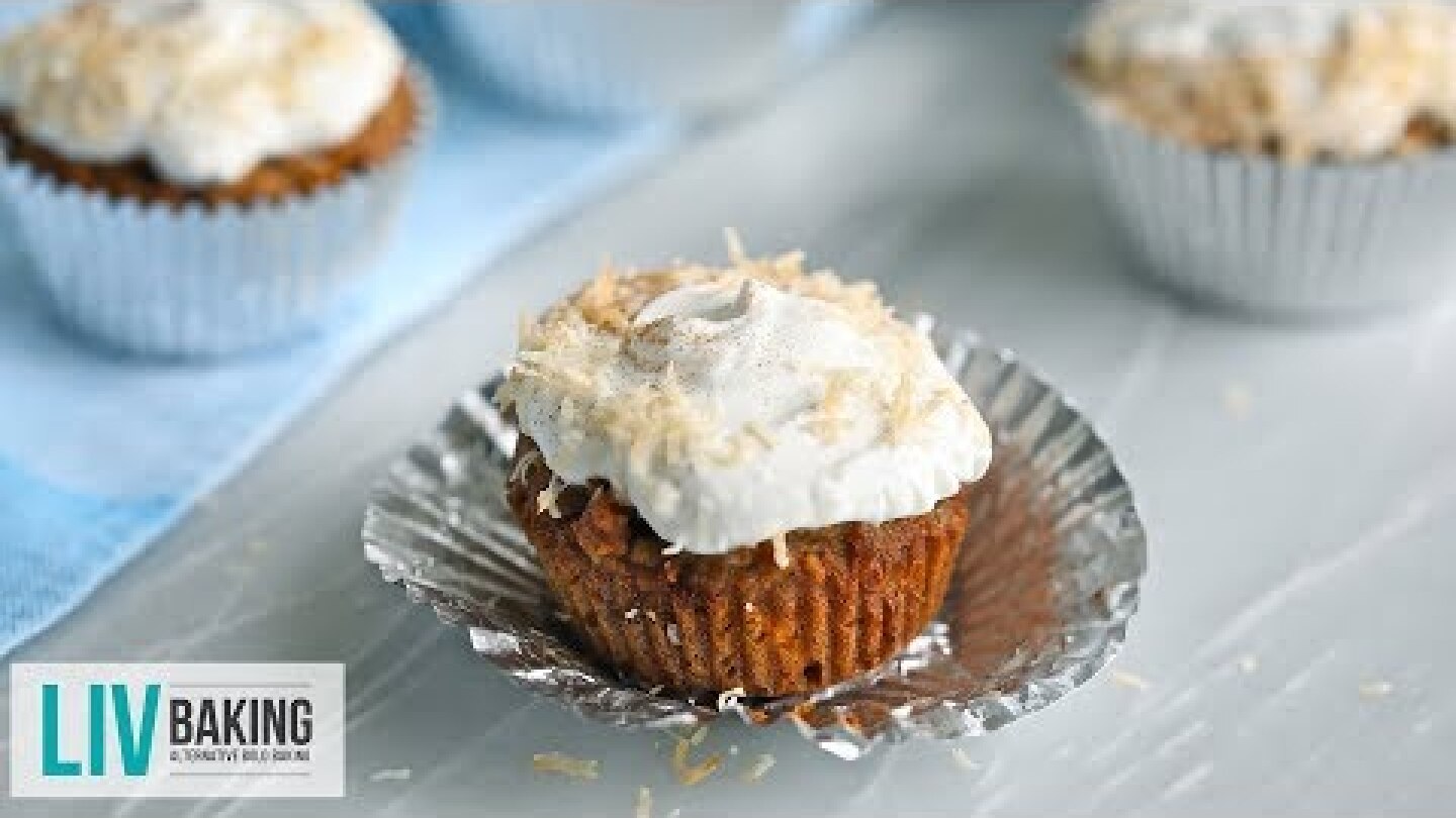 Fluffy Gluten Free Carrot Cake Cupcakes | Liv Baking