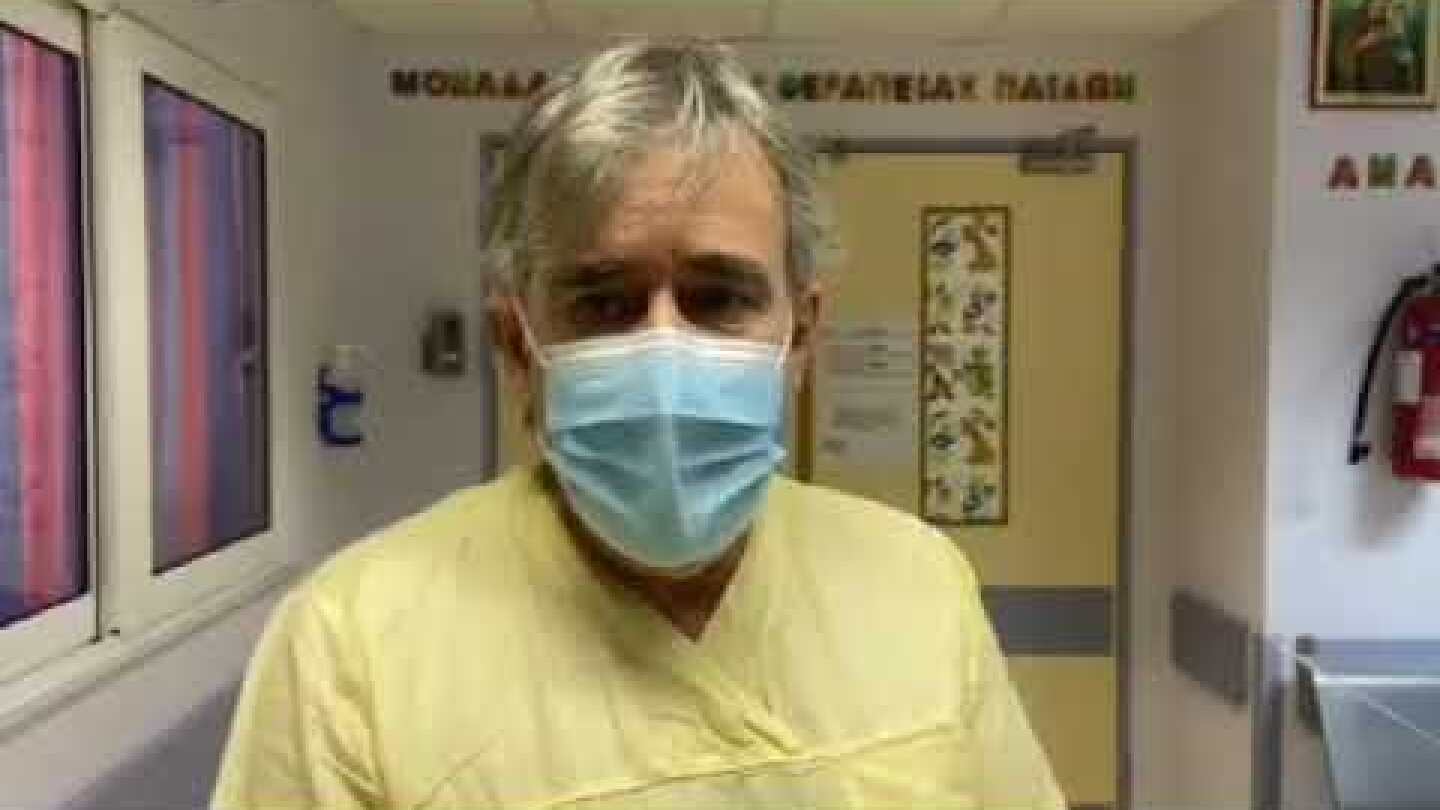 Δηλώσεις Ηλιάδη για το βέφος 3 μηνών που νοσηλεύεται με κορονοϊό