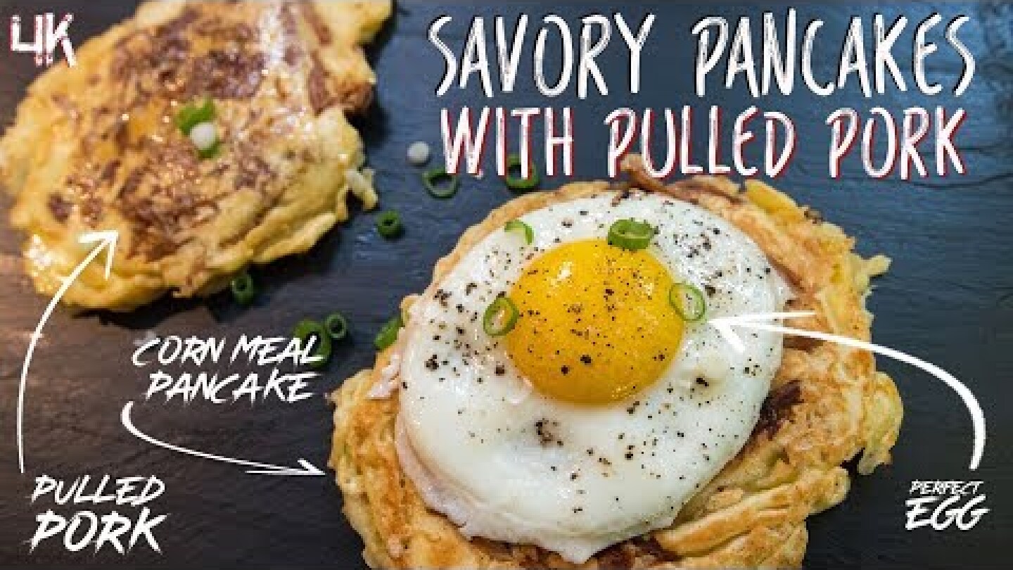 The Best Savory Pancakes with Pulled Pork | SAM THE COOKING GUY 4K