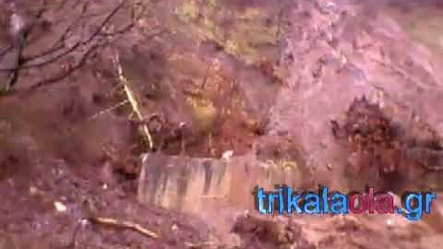 Κατολισθήσεις Κόρη Τρικάλων Κόζιακας έντονες βροχοπτώσεις διάνοιξη δρόμου Κυριακή 25 2 2018