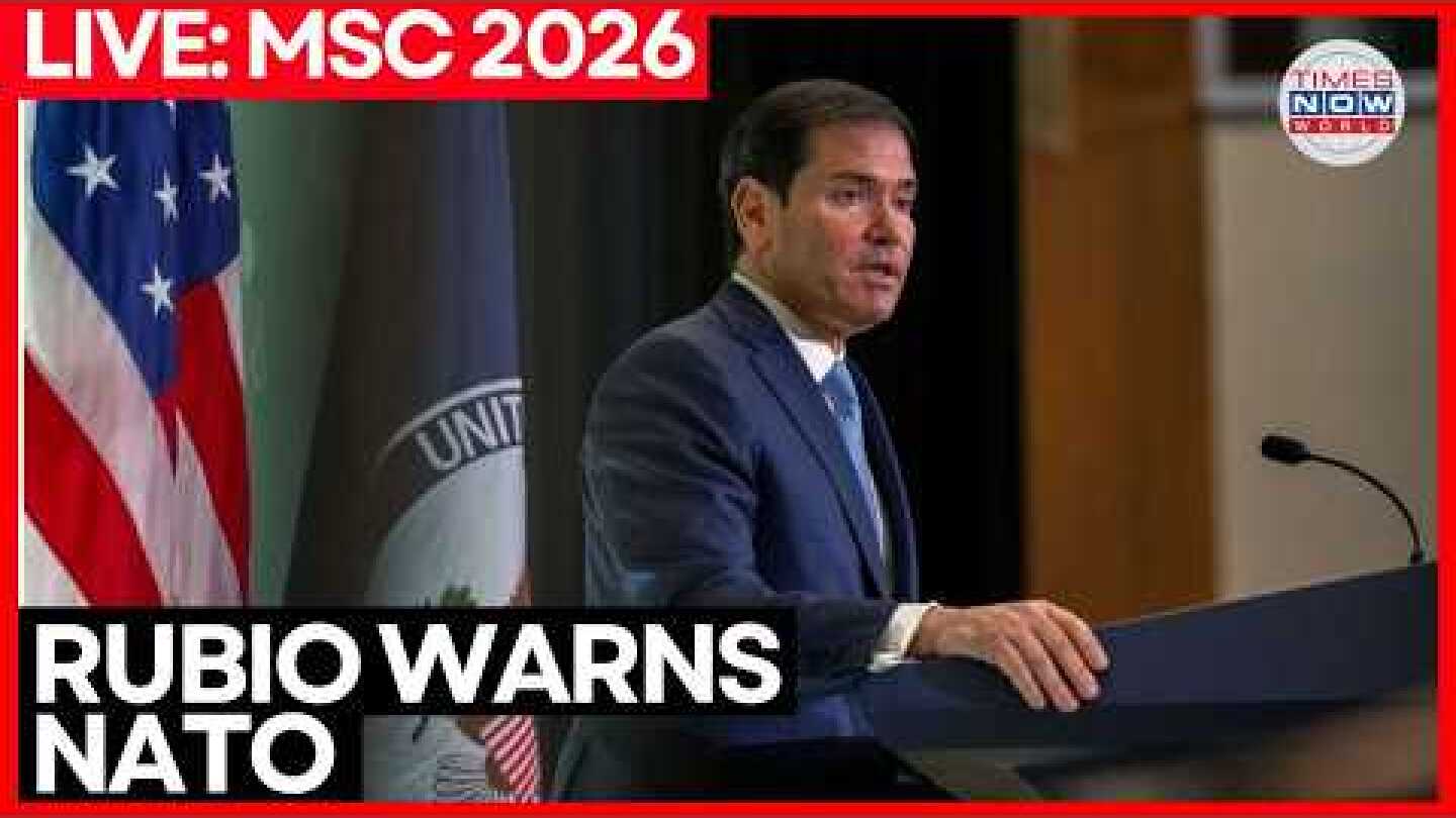 LIVE: Marco Rubio Keynote Speech | Munich Security Conference 2026