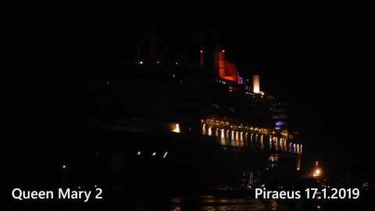 RMS QUEEN MARY 2 - Arrival at Piraeus Port