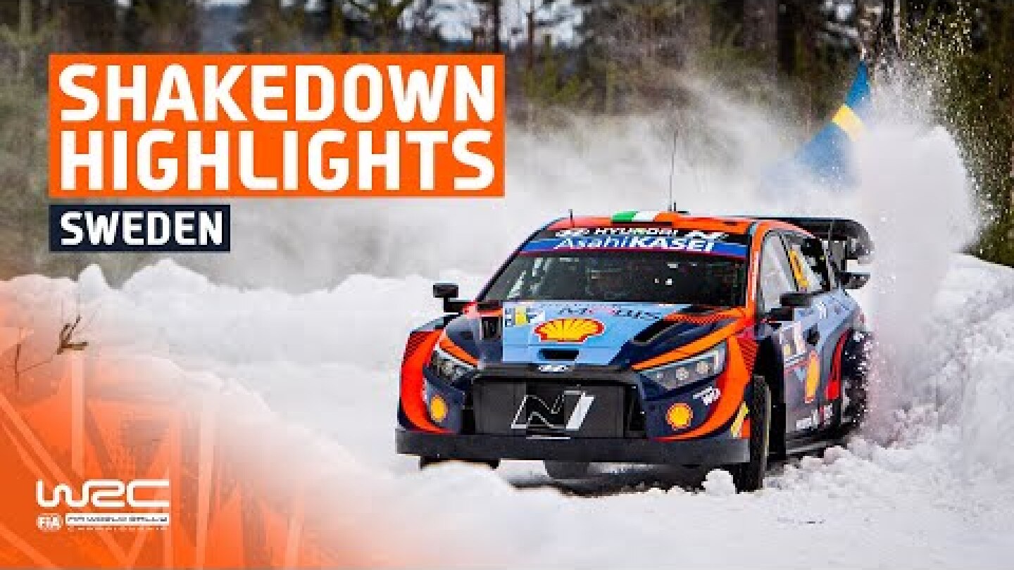 Shakedown Highlights | WRC Rally Sweden 2023