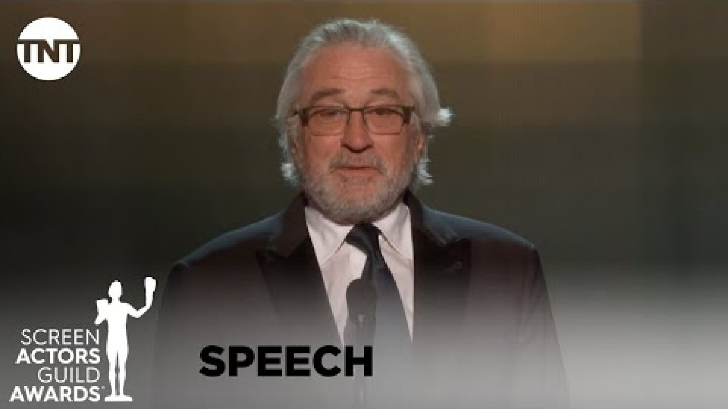 Robert De Niro: Award Acceptance Speech | 26th Annual SAG Awards | TNT