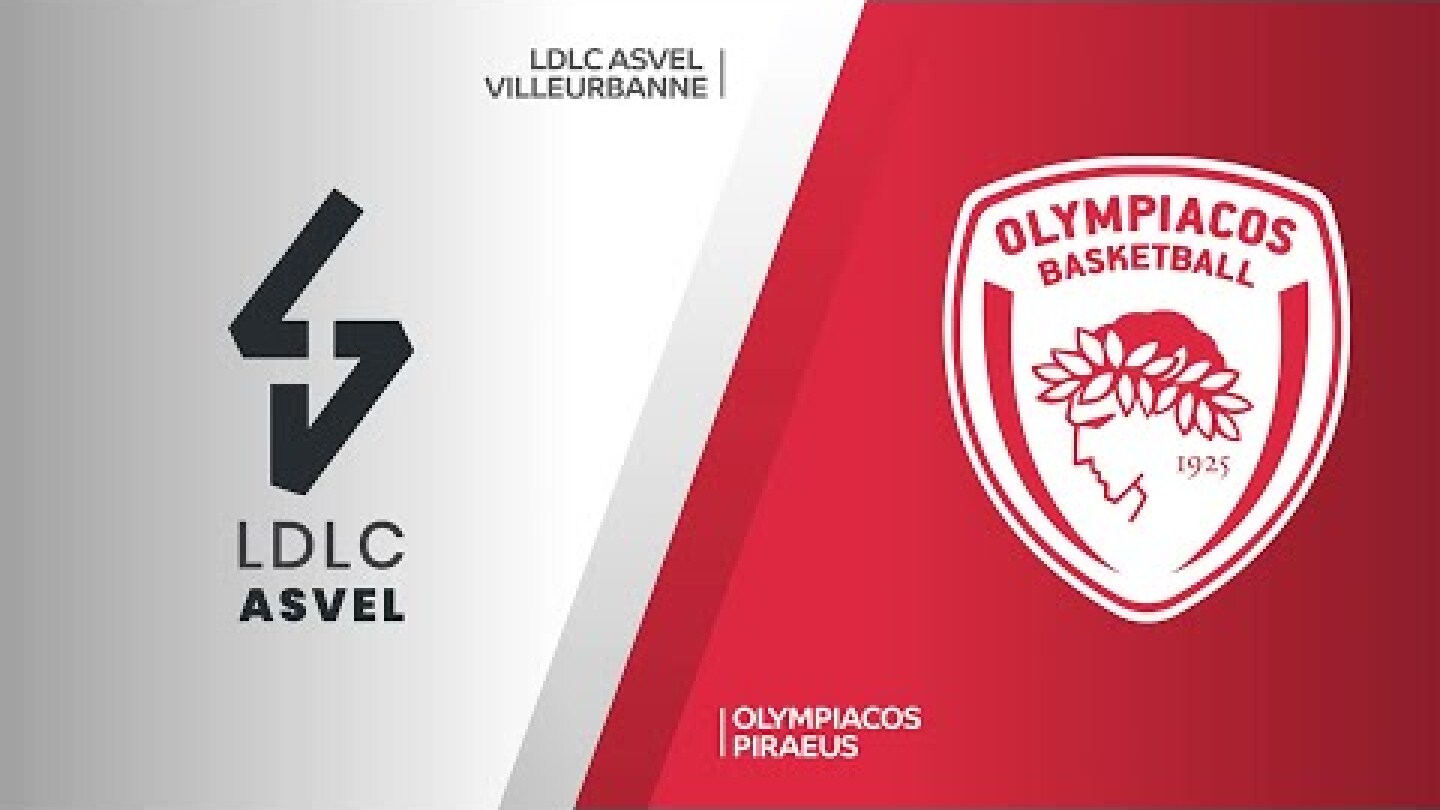 LDLC ASVEL Villeurbanne - Olympiacos Piraeus Highlights | Turkish Airlines EuroLeague, RS Round 10