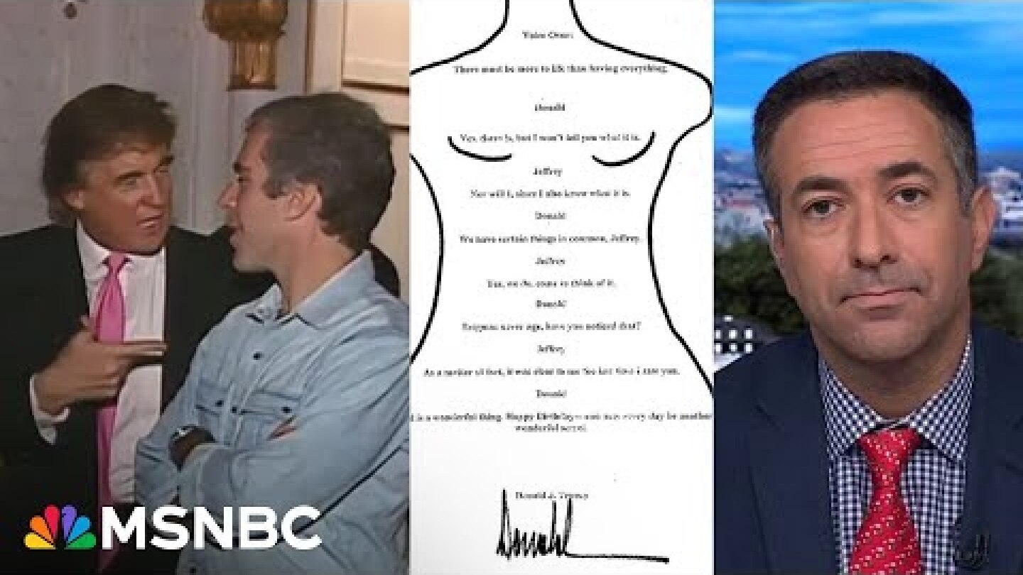 Epstein bomb goes off: Trump's alleged lewd birthday card to Epstein exposed
