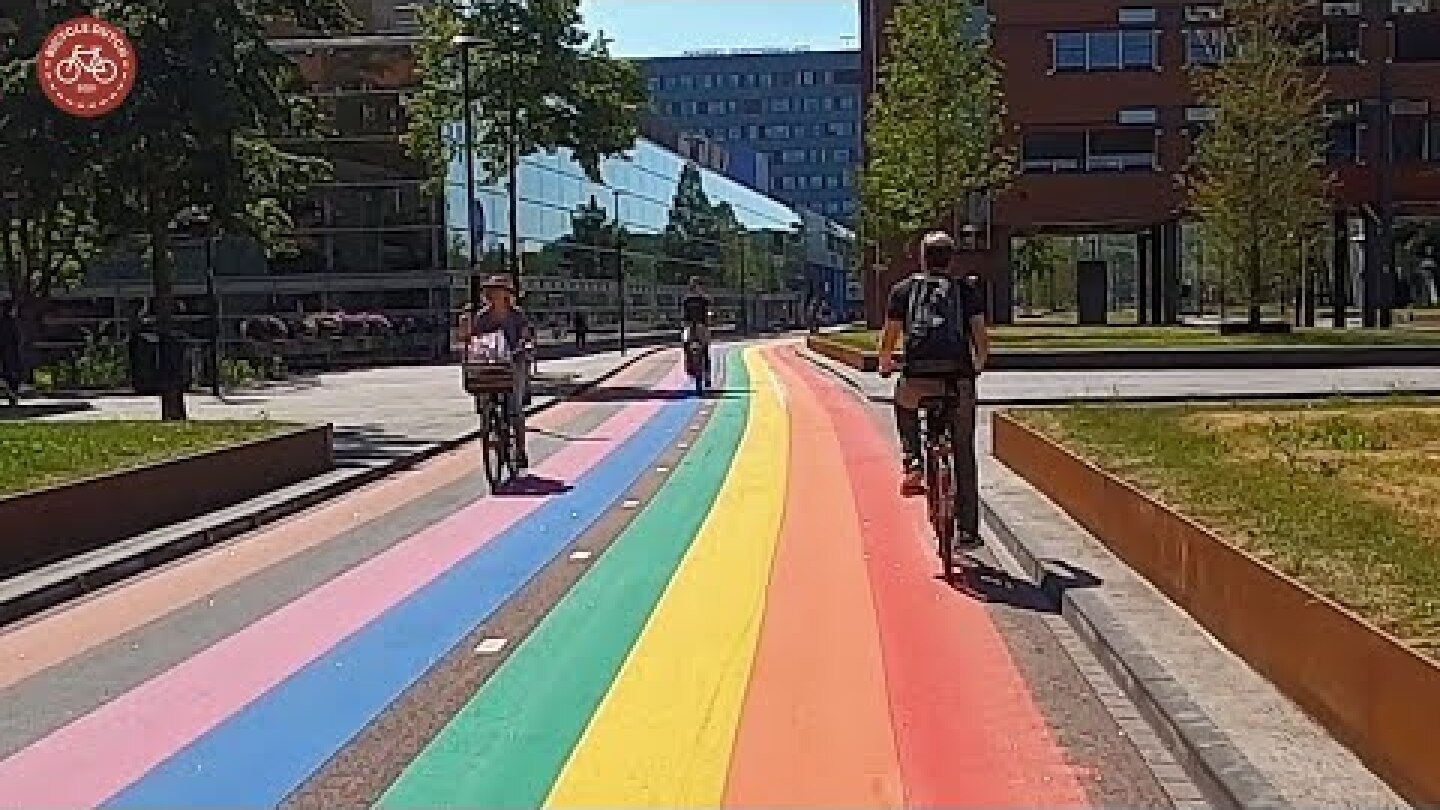 A ride on the world's longest rainbow cycle path