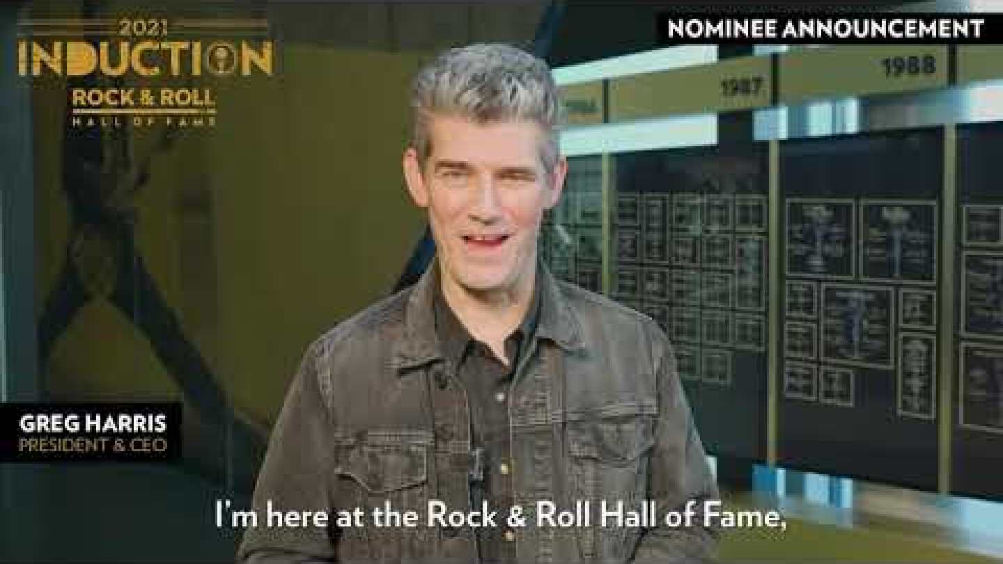 2021 Nominee Announcement - Rock & Roll Hall of Fame