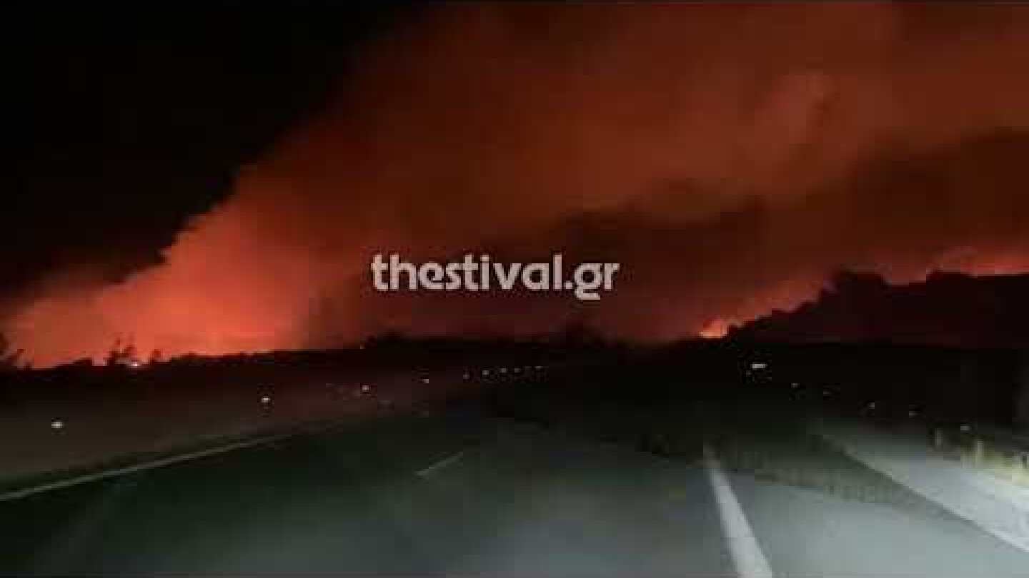 Thestival.gr Φωτιά στην Άσσηρο Θεσσαλονίκης 