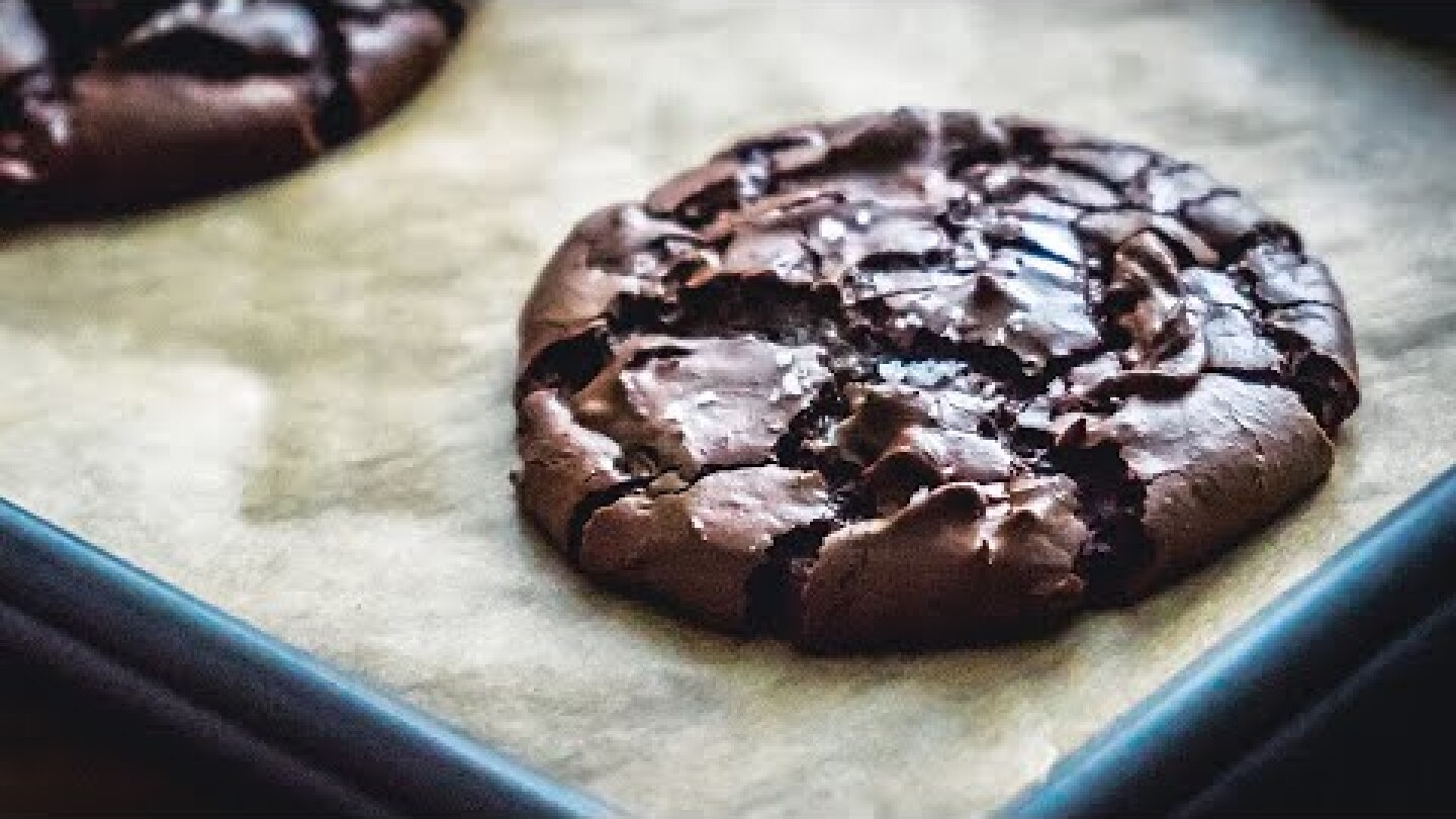 These brownie cookies are VERY fudgey