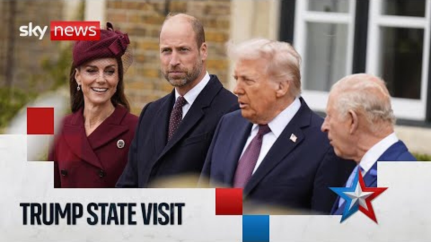 Donald Trump's historic second UK state visit | Full Sky News coverage