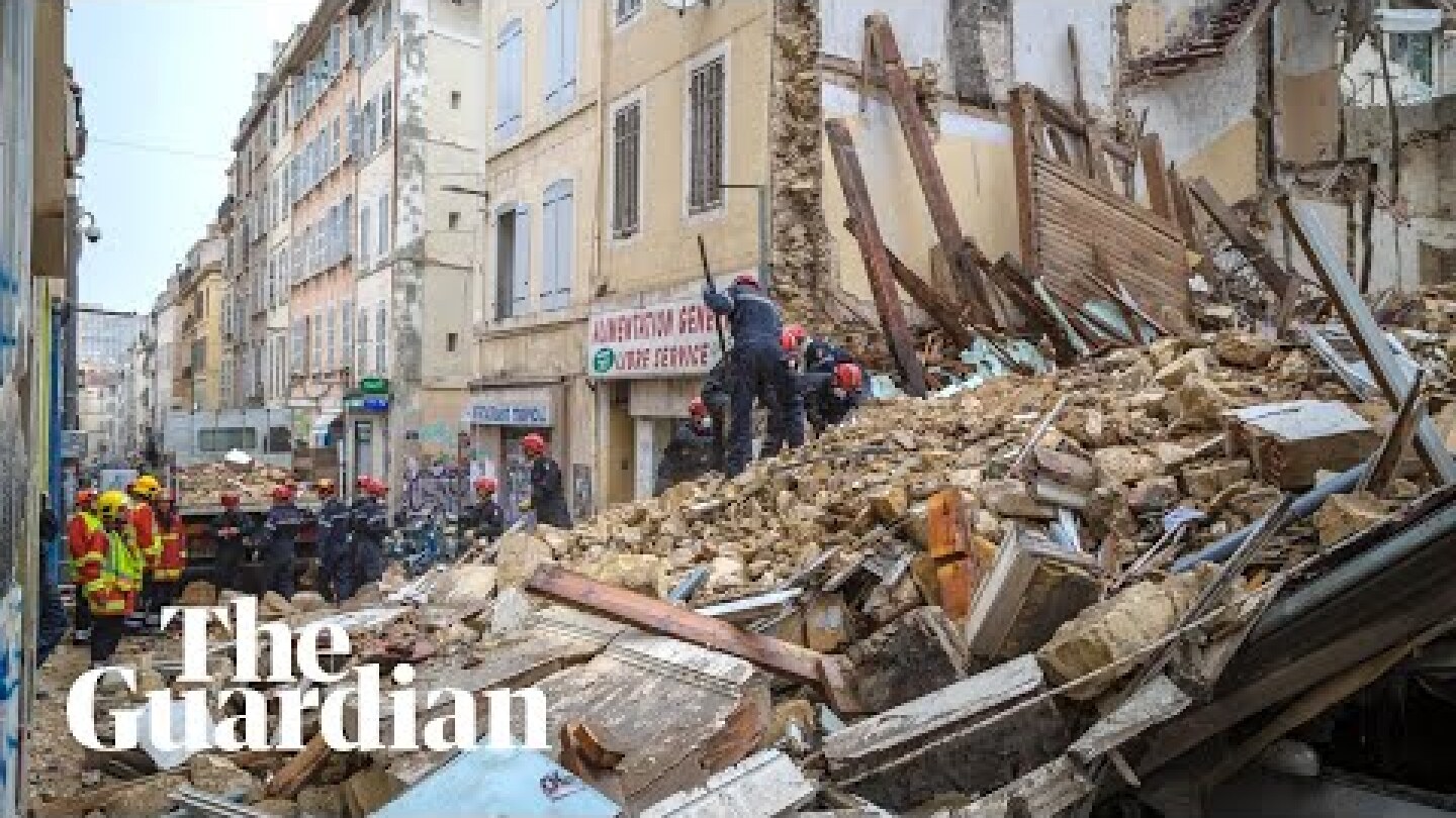 Marseille: search continues after buildings collapse