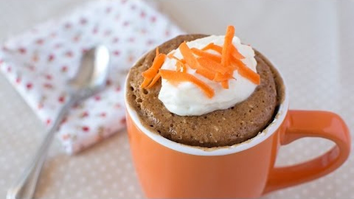 Carrot Cake in a Mug - How to Make a Quick & Easy Mug Cake