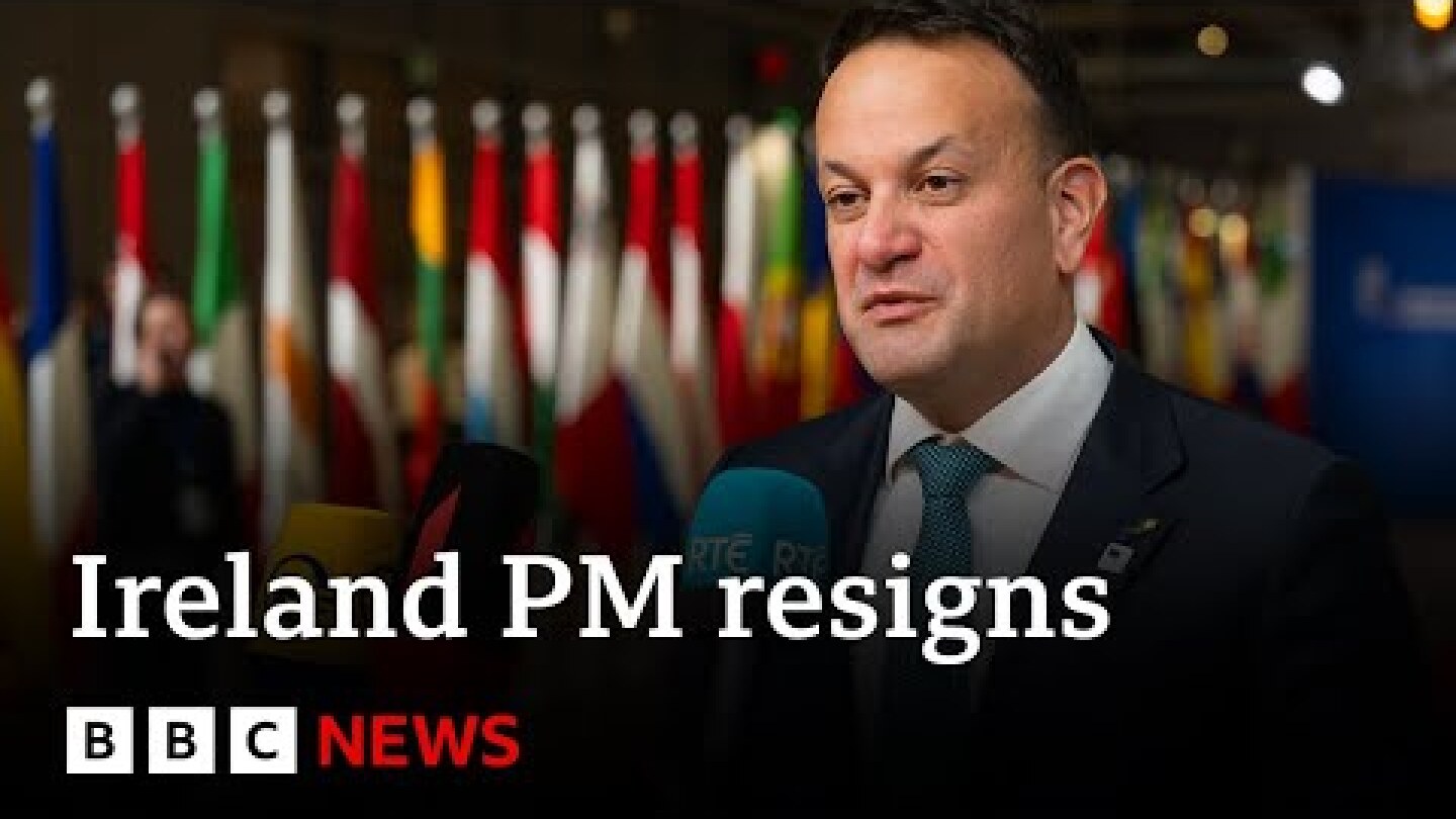 Leo Varadkar resigns as Taoiseach and party leader | BBC News
