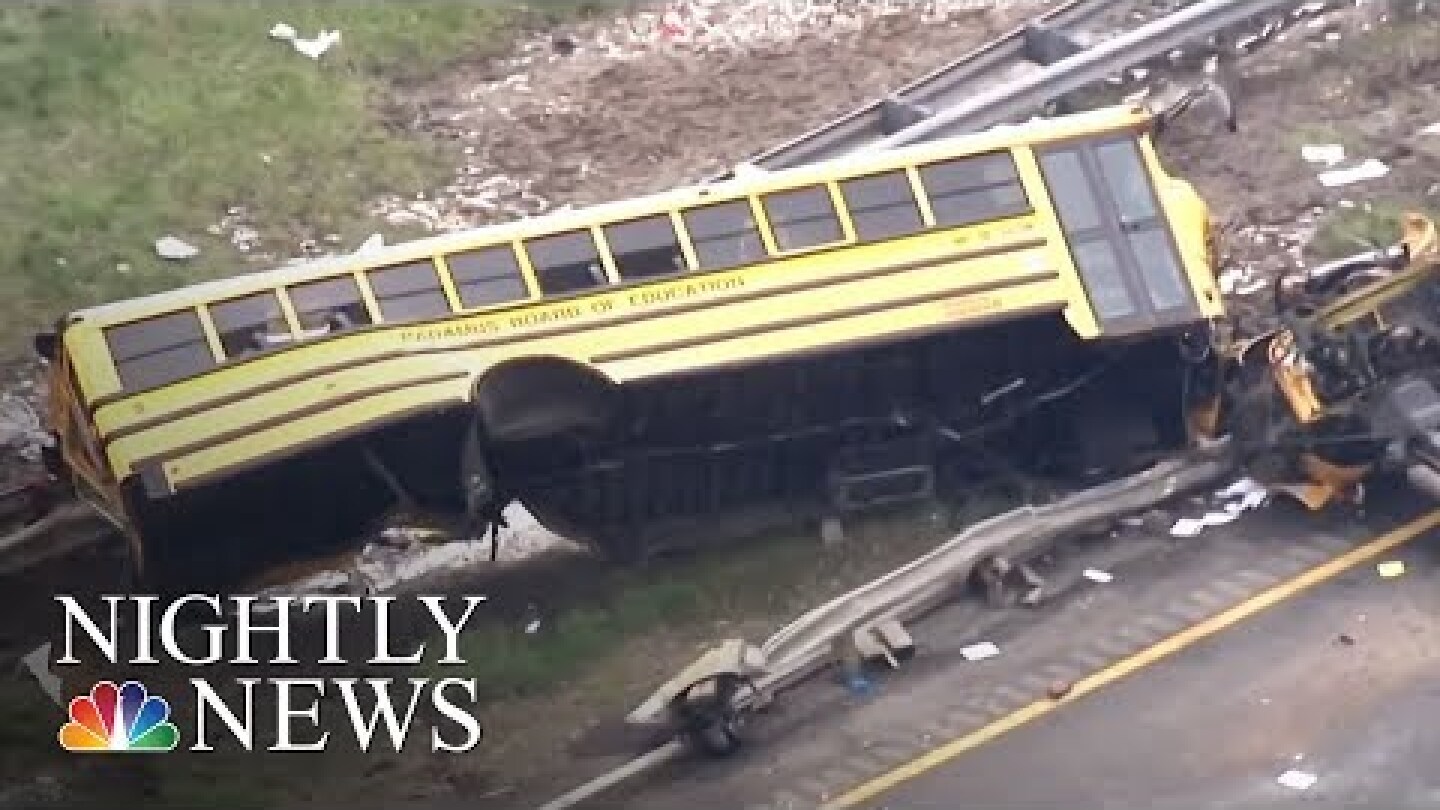 At Least 2 Dead, Many Injured In New Jersey School Bus Crash | NBC Nightly News
