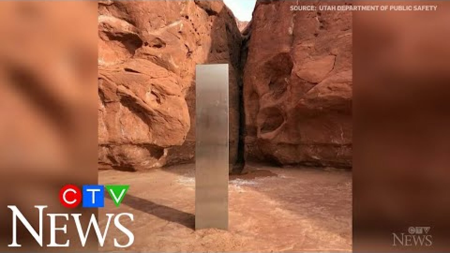 Mysterious metal monolith found in Utah desert disappears